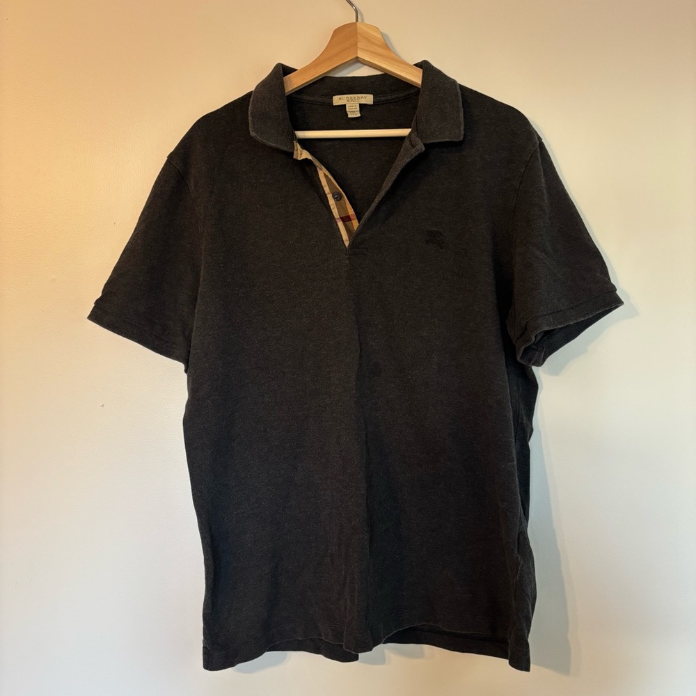 Burberry Charcoal polo shirt